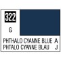 C322 Mr Hobby Mr. Color 322 Phthalo Cyanne Blue (Gloss/Aircraft) - 10ml