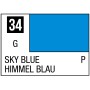 C34 Mr Hobby Mr. Color 34 - Sky Blue (Gloss/Primary) - 10ml