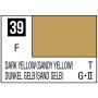 C39 Mr Hobby Mr. Color 39 - Flat Dark Yellow - Sandy Yellow - 10ml