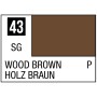 C43 Mr Hobby Mr. Color 43 - Wood Brown (Semi-Gloss/Primary) - 10ml