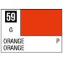 C59 Mr Hobby Mr. Color 59 - Orange (Semi-Gloss/Aircraft) - 10ml
