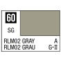 C60 Mr Hobby Mr. Color 60 - RLM02 Gray (Semi-Gloss/Aircraft) - 10ml