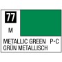 C77 Mr Hobby Mr. Color 77 - Metallic Green (Metallic/Primary Car) - 10ml