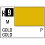 H9 Mr Hobby GSI Aqueous Color H9 Metallic Gold 10ml Bottle