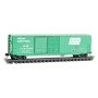 50' Double-Door Boxcar No Roofwalk, Short Ladders - Ready to Run -- Penn Central no. 173744 (Jade Green, white)