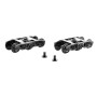 Buckeye Roller Bearing 6-Wheel Trucks, No Coupler, 36" Wheels -- pkg(2)