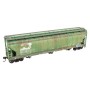 ACF 47' 3-Bay Center-Flow Covered Hopper - Kit - Grit N Grime -- Burlington Northern no. 481170 (Weathered, Cascade Green, graff