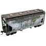 ACF 2-Bay Covered Hopper - Kit -- Chicago and North Western no. 175505 (Weathered green, gray, black)