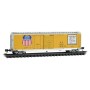 50' Combination Plug and Sliding Door Boxcar - Ready to Run -- Union Pacific no. 165284 (Armour Yellow, silver, Large Sheld, Aut