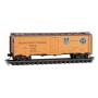 40' Steel Ice Reefer - Ready to Run -- Pacific Fruit Express no. 41611 (orange, Boxcar Red, black UP and SP Logos)