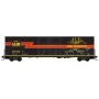 60' Excess-Height Double-Plug-Door Boxcar - Ready-to-Run -- Iowa Interstate no. 8424 (Fantasy Anniversary Scheme, black, red)