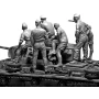 3561 Rommel and German Tank Crew, DAK, WW II era
