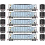 ATH1152 HO ATH Ortner 5-Bay Rapid Discharge Hopper, UP no. 94476/94479/94481/94487/94493 (5)