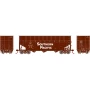 ATH1286 HO ATH 40' Wood Chip Hopper w/Load, SP no. 450247