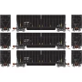 ATH1408 N ATH Berwick Bathtub Extended Side Gondola, JAMX no. 1008/1011/1012 (3)