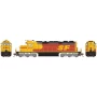 ATH1446 HO ATH SD39, Sound-Ready, ATSF no. 1565