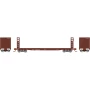 ATH1594 N ATH 53' GSC Bulkhead Flat Car, MP no. 823228