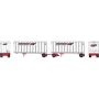 ATH1602 N ATH 28' Wedge Trailers Ext. Post (2) w/Dolly, Consolidated Freight- Trailers: 15-2866/17-8672 Dolly: 01-0556