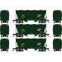 ATH1679 HO ATH ACF 2970 Covered Hopper, CNW no. 175121/175155/175189 (3)
