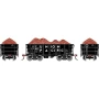 ATH1698 HO ATH 26' PCand F Ore Car Tight-Bottom Low Side w/Load, UP no. 27527