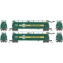 ATH1792 N ATH TankTrain Intermediate, GATX Quaker State no. 69263/69264 (2)