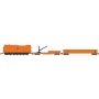 ATH1821 HO ATH MOW Set, Orange Fuel Oil Tank Car no. 90051/Derrick Car no. 110667/52' Mill Gondola no. 120568 (3)