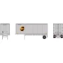 ATH1835 HO ATH 28' Container and Chassis, Container- UPSU no. 620179/Chassis-UPSC no. 120027