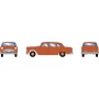 ATH2224 HO ATH 1950's Sedan, Metallic Orange