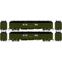 ATH2646 HO ATH 60' Pullman Common Standard Baggage Car, WP no. 137/140 (2)