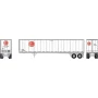 ATH2670 N ATH 45' Fruehauf Z-Van Trailer Smooth Side, KCSZ no. 230868
