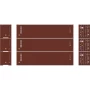 ATH2711 N ATH 40' Corrugated High-Cube Containers, TCNU no. 306274-2/309924-7/316112-8 (3)