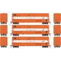ATH2779 HO ATH 50' FMC 5327 12' Plug Door Box Car, EACH no. 2492/2527/2681 (3)