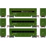 ATH2820 N ATH Berwick Bathtub Extended Side Gondola, MC no. 1001/1005/1007 (3)