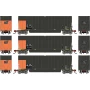 ATH2823 N ATH Berwick Bathtub Extended Side Gondola, Primed For Grime ITFX no. 93179/93192/93206 (3)