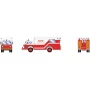 ATH29471 HO Ford C Fire Rescue Truck, County Incidnt CMD 2