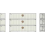 ATH63387 HO 40' Smooth Side Containers, AML no. 1 (3)