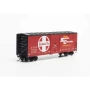 ATH69433 HO 40' Modern Box Car, ATSF no. 16925