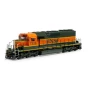 ATH73732 HO SD40-2 w/DCC and Sound, BNSF/Rebuilt no. 7336