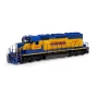 ATH73746 HO SD40 w/DCC and Sound, FWWR no. 2030
