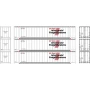 ATH7694 N 48' Containers, CPBU no. 680418/680422/680439