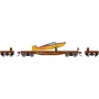 ATH96451 HO 40' Flat Car w/Plane, UP no. 54117