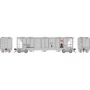 ATHG-1266 HO GEN PS-2 2893 3-Bay Covered Hopper, MILW Primed For Grime no. 98007