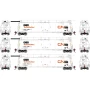 ATHG-1322 HO GEN TankTrain Intermediate, CGTX no. 79008/79009/79010 (3)
