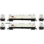 ATHG-1326 HO GEN TankTrain A/B, GATX White/Black no. 75551/75567 (2)