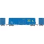ATHG-2193 HO GEN 50' PCand F Box Car w/ 8'and 6' Youngstown Plug Door, Primed For Grime SSW 'Golden West' no. 27430