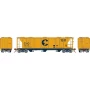 ATHG73613 HO PS-2 2893 3-Bay Covered Hopper, Cand O no. 2063