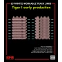 RFM RM-2029 WORKABLE TRACK LINKS FOR TIGER I EARLY - 3D PRINTED