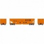 ATH14258 HO RTR 40' OB Ballast Hopper/Load  CSX num965371