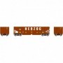 ATH14270 HO RTR 40' OB Ballast Hopper/Load  HZGX num9864