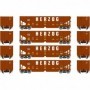 ATH14271 HO RTR 40' OB Ballast Hopper/Load  HZGX num1 (4)